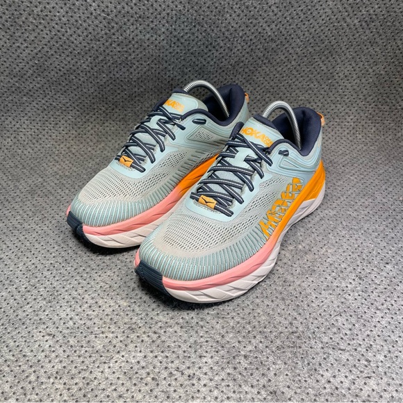 Hoka One One Bondi 7 Wide Running Shoes Size 9.5D Women’s - Picture 2 of 8